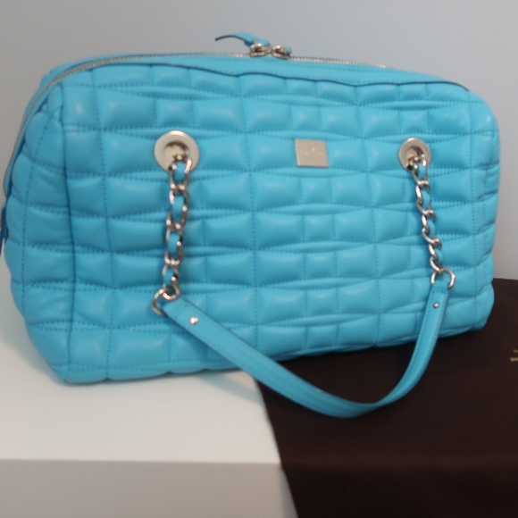 kate spade Handbags - Kate Spade  Jane Quilted Turquoise Blue Bag